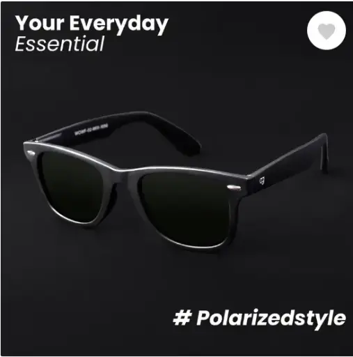 UV Protection, Polarized Wayfarer Sunglasses